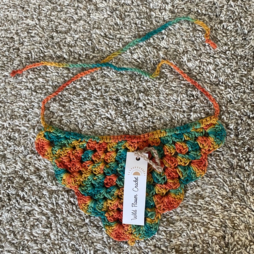 Handmade Crochet Bandana Headband